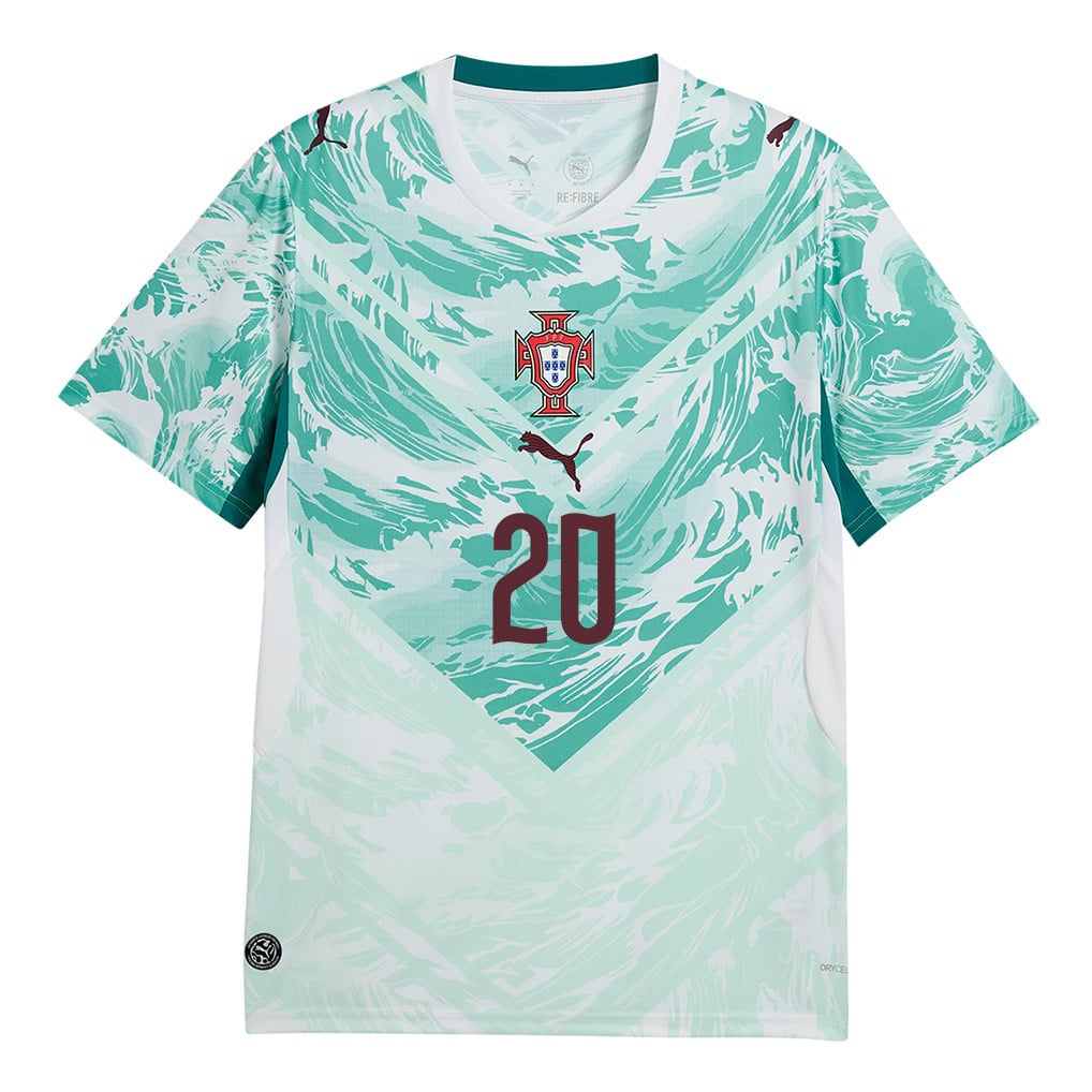 João Cancelo 20 Portugal National Team 2026 Away Jersey - White, Men
