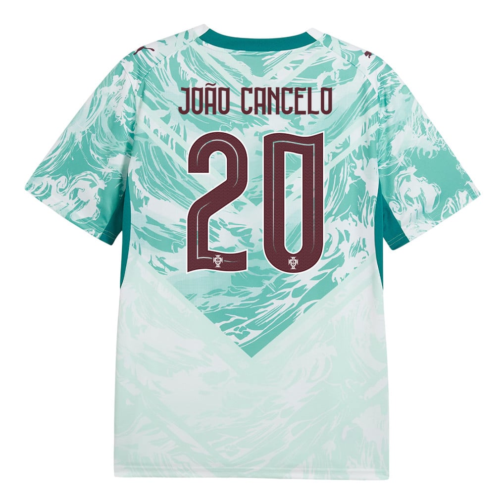 João Cancelo 20 Portugal National Team 2026 x World Cup Patch Away Jersey - White, Men
