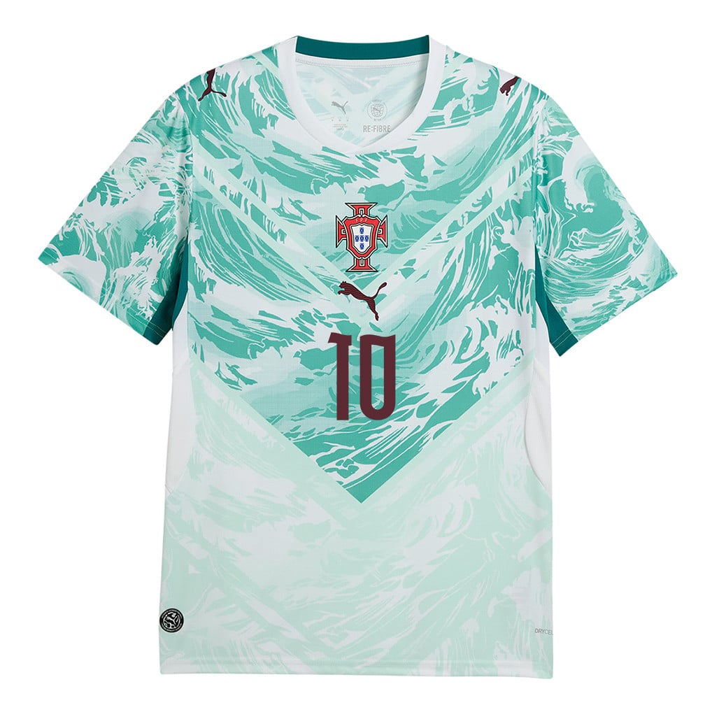 Bernardo Silva 10 Portugal National Team 2026 Away Jersey - White, Men
