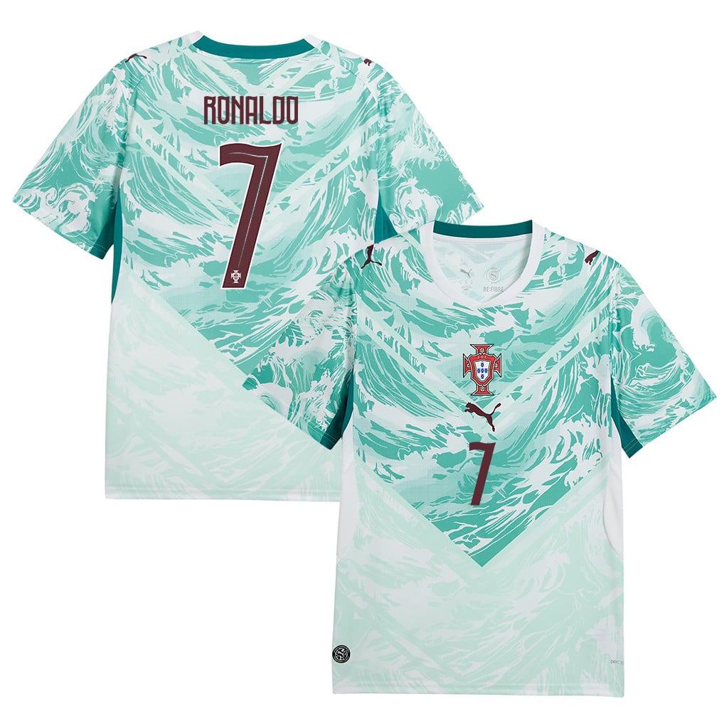 Cristiano Ronaldo 7 Portugal National Team 2026 Away Jersey - White, Men