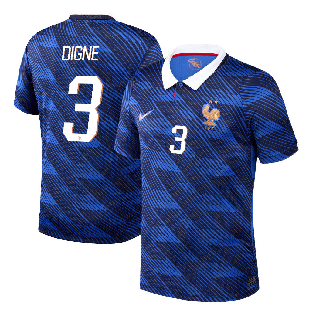 Lucas Digne 3 France National Team 2026 Home Jersey - Blue, Men