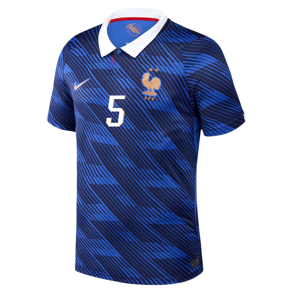 Jules Koundé 5 France National Team 2026 Home Jersey - Blue, Men