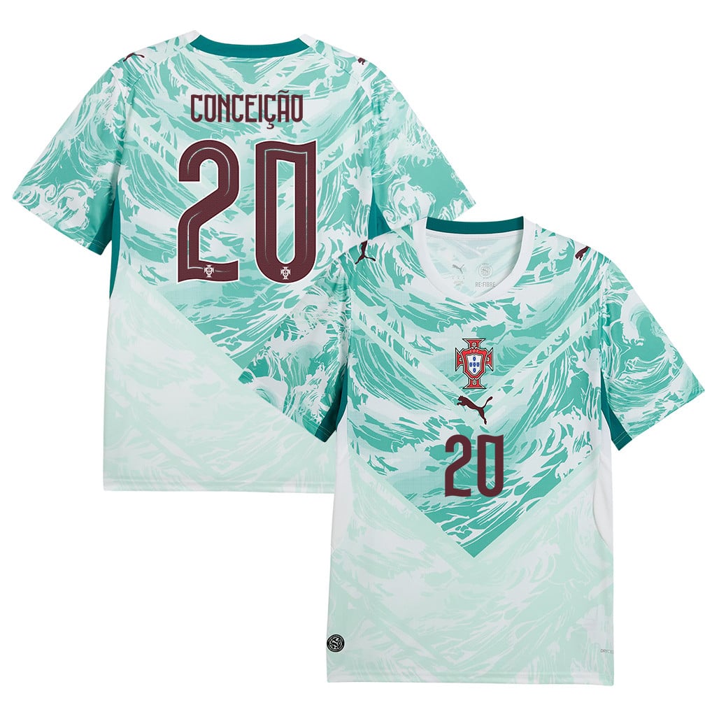 Francisco Conceição 20 Portugal National Team 2026 Away Jersey - White, Men