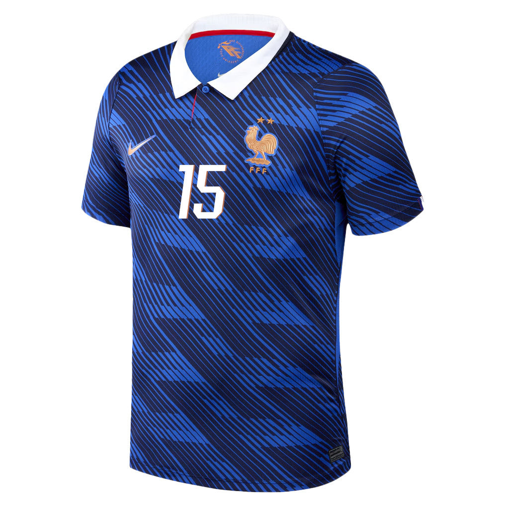 Ibrahima Konaté 15 France National Team 2026 Home Jersey - Blue, Men