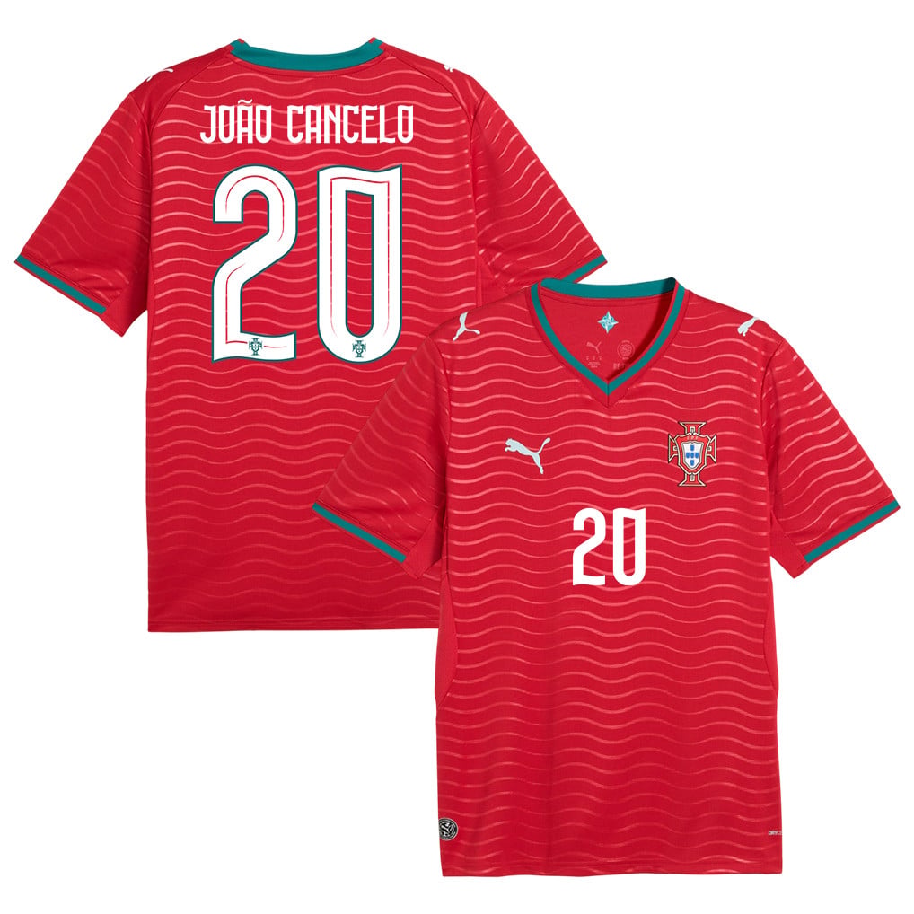 João Cancelo 20 Portugal National Team 2026 Home Jersey - Red, Men