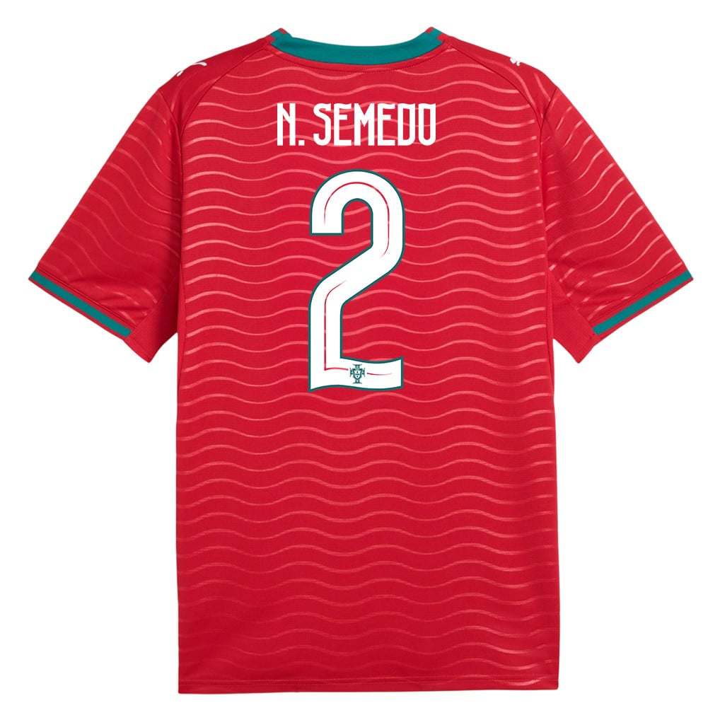Nélson Semedo 2 Portugal National Team 2026 Home Jersey - Red, Men