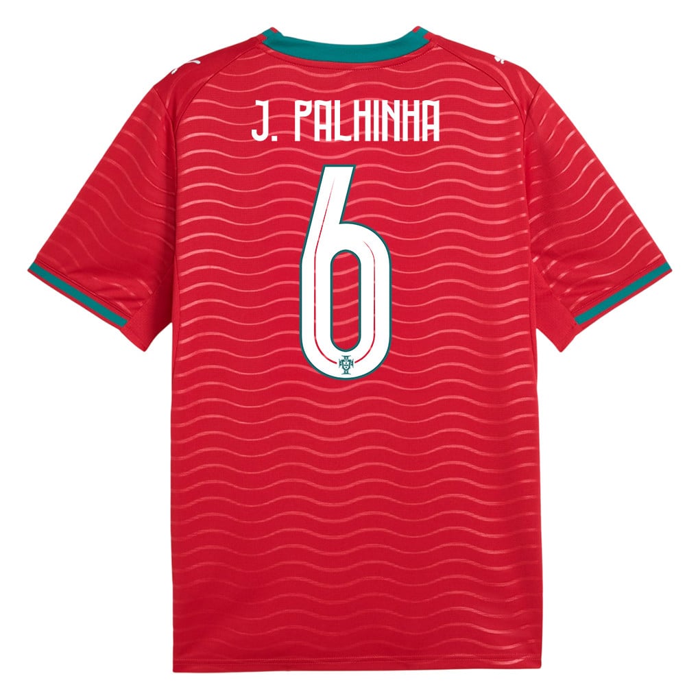 João Palhinha 6 Portugal National Team 2026 Home Jersey - Red, Men