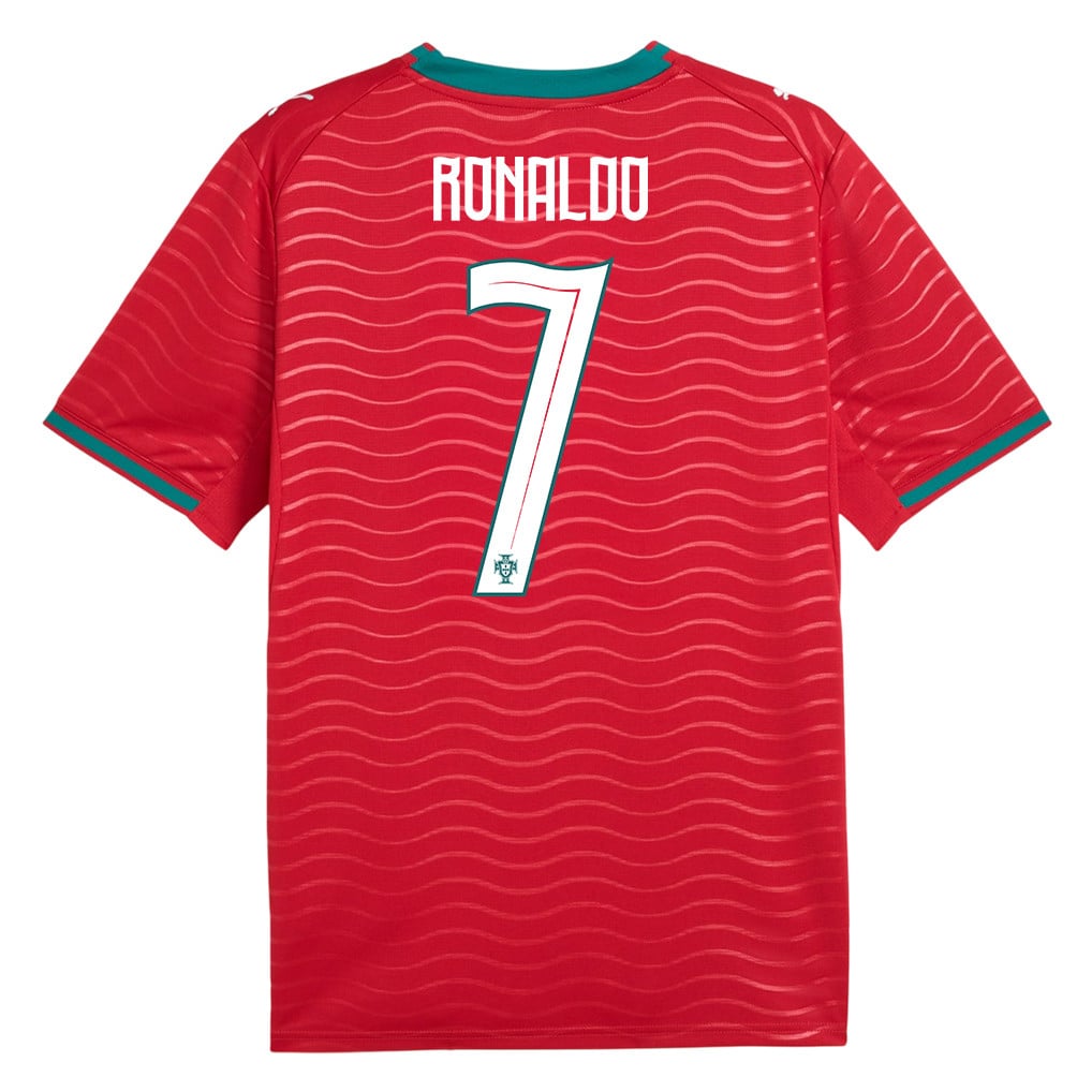 Cristiano Ronaldo 7 Portugal National Team 2026 Home Jersey - Red, Men
