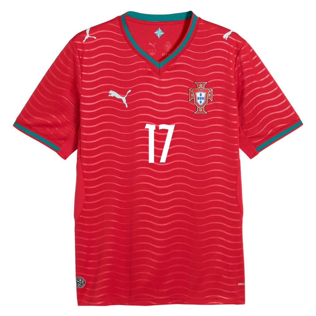 Rafael Leão 17 Portugal National Team 2026 Home Jersey - Red, Men