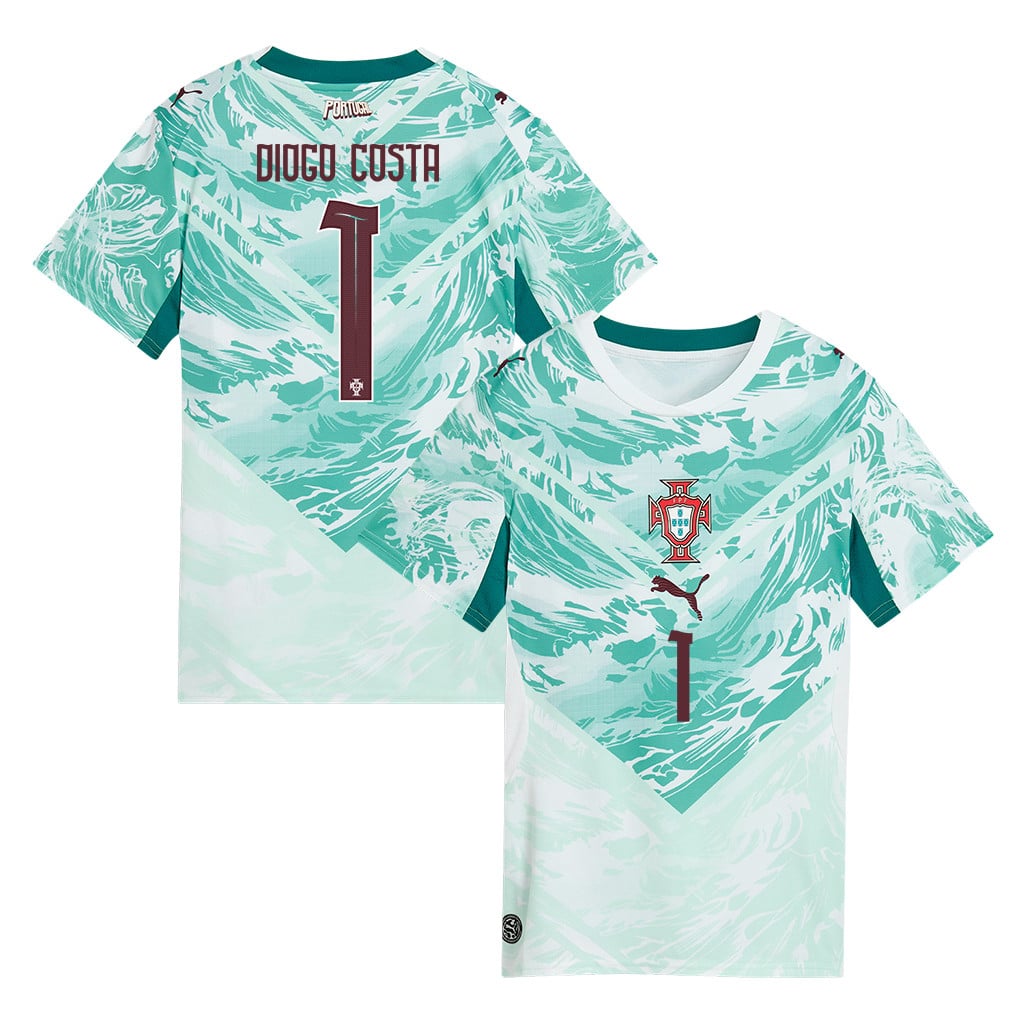 Diogo Costa 1 Portugal National Team 2026 Women's Away Jersey - White