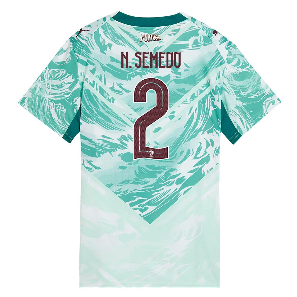 Nélson Semedo 2 Portugal National Team 2026 Women's Away Jersey - White