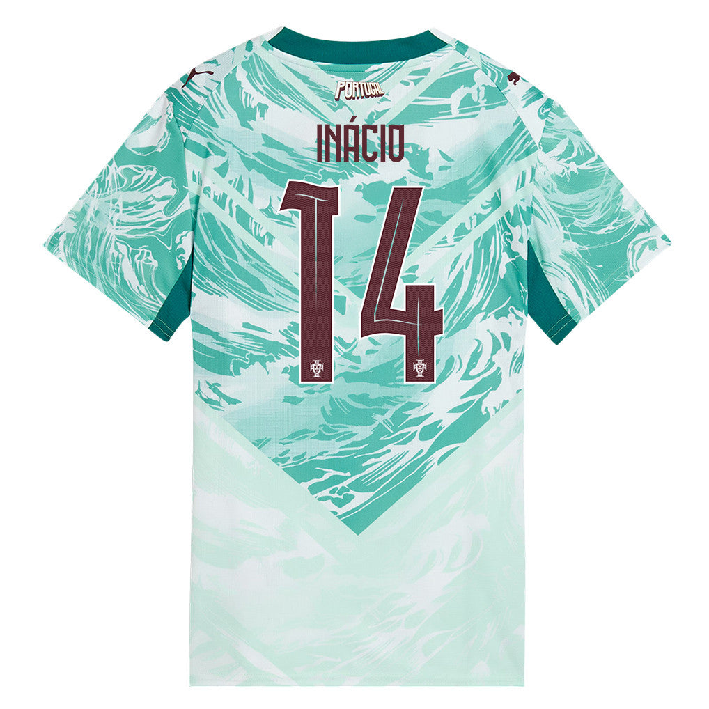 Gonçalo Inácio 14 Portugal National Team 2026 Women's Away Jersey - White