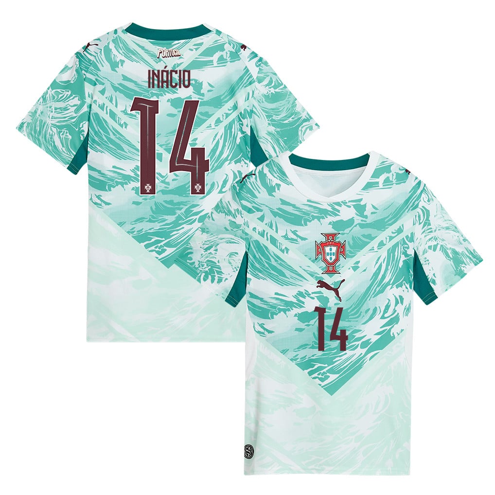 Gonçalo Inácio 14 Portugal National Team 2026 Women's Away Jersey - White