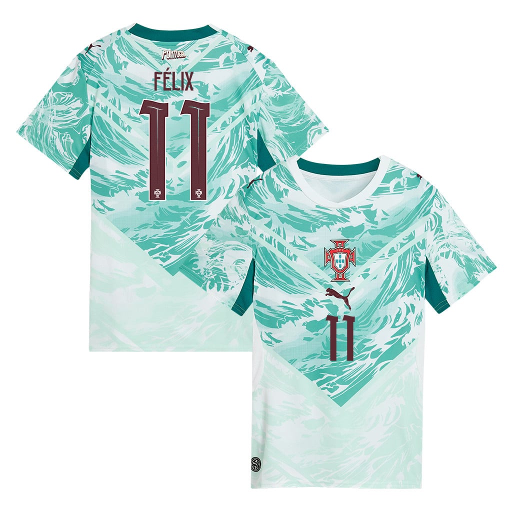 João Félix 11 Portugal National Team 2026 Women's Away Jersey - White