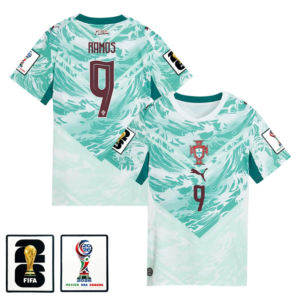 Gonçalo Ramos 9 Portugal National Team 2026 Women's Away Jersey - White