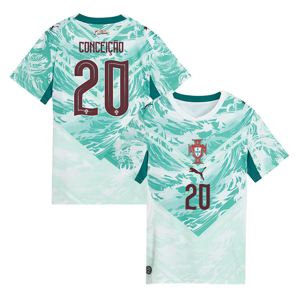 Francisco Conceição 20 Portugal National Team 2026 Women's Away Jersey - White