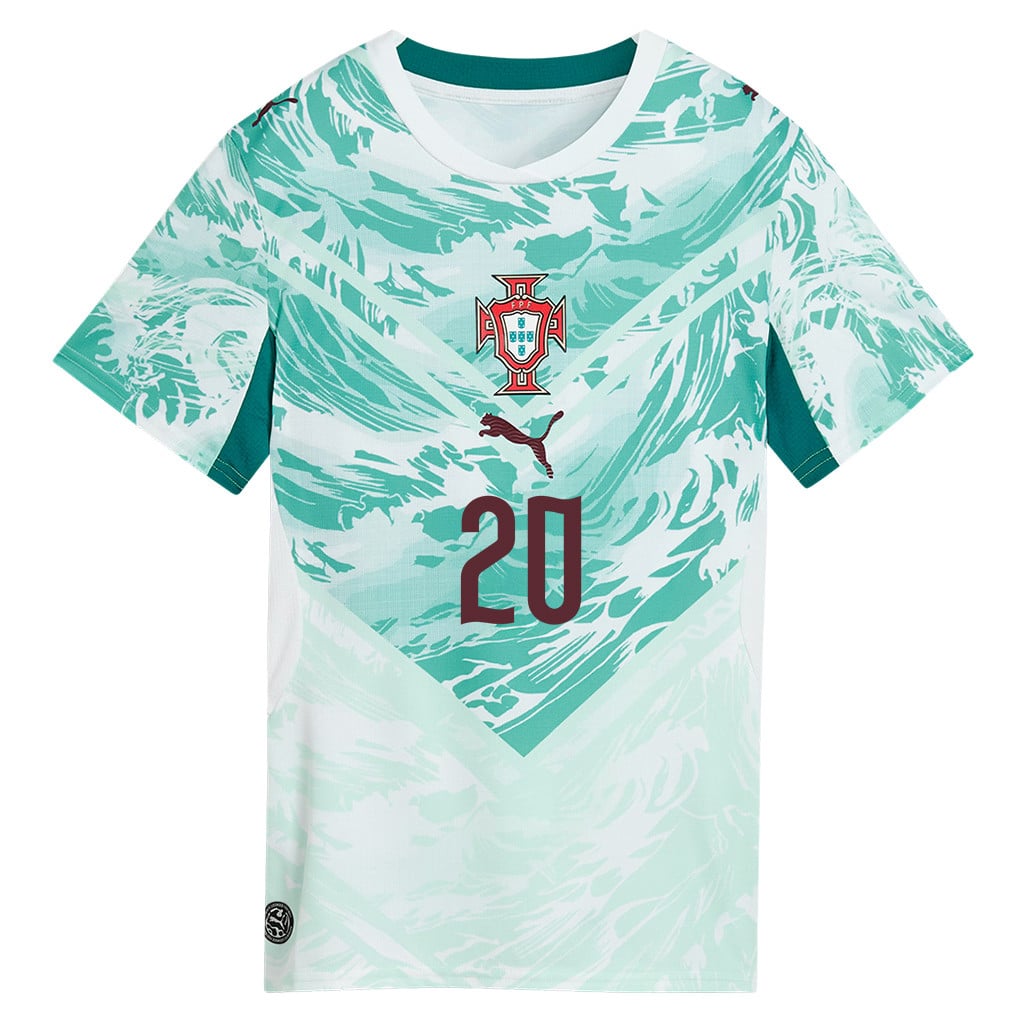 Francisco Conceição 20 Portugal National Team 2026 Women's Away Jersey - White