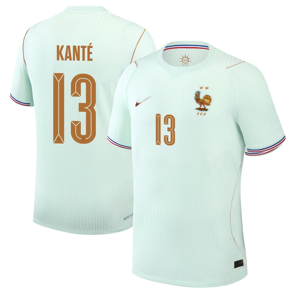 N'Golo Kanté 13 France National Team 2026 Away Jersey - Green, Men