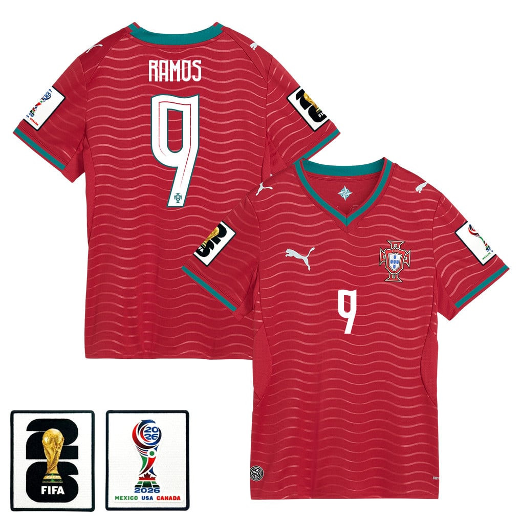 Gonçalo Ramos 9 Women's Portugal National Team 2026 Home Jersey - Red