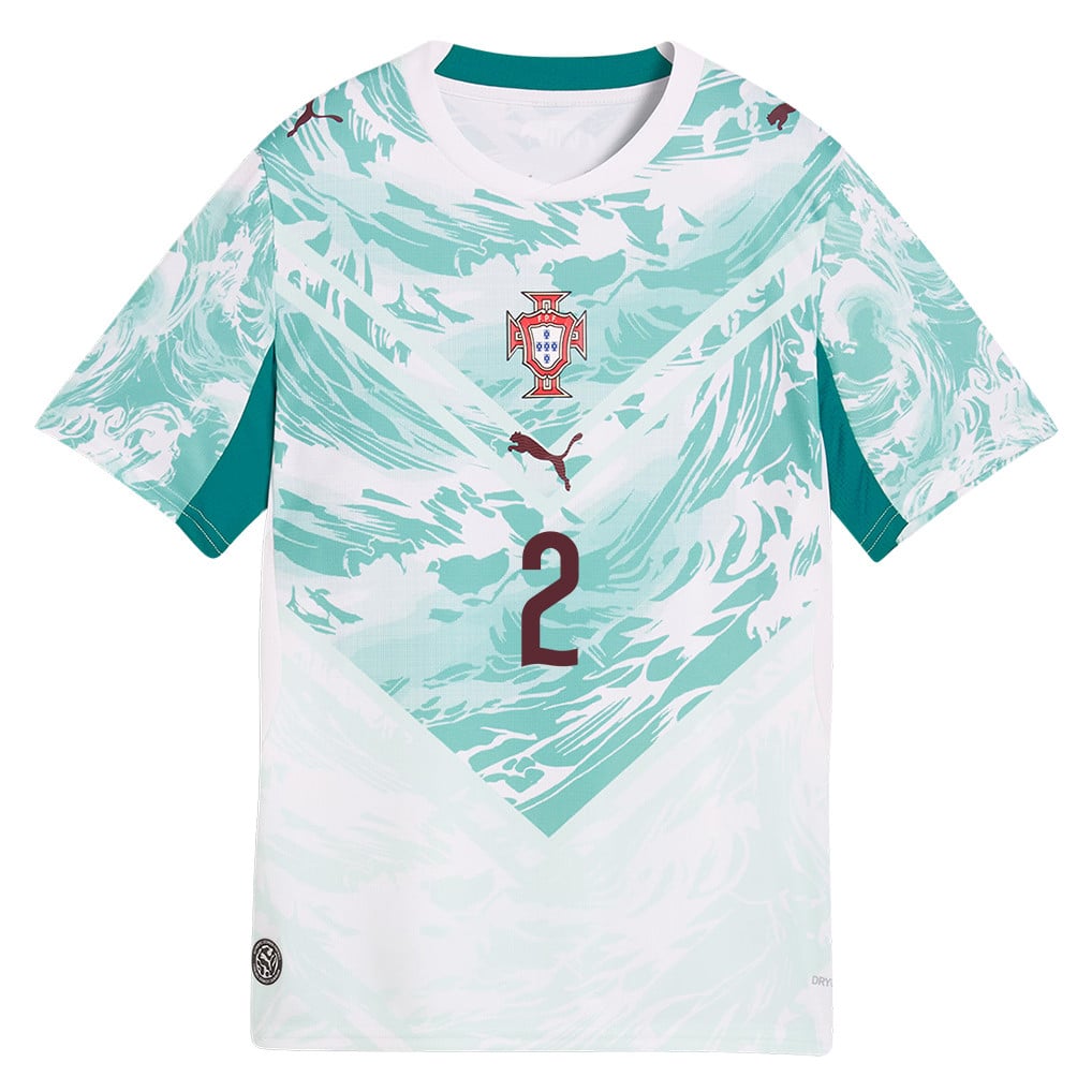 Nélson Semedo 2 Youth Portugal National Team 2026 Away Jersey - White