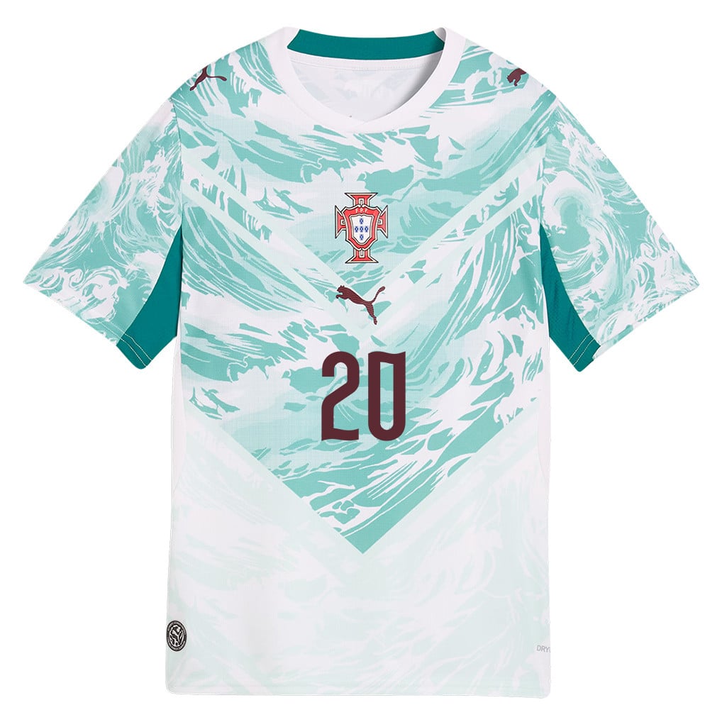 Francisco Conceição 20 Youth Portugal National Team 2026 Away Jersey - White