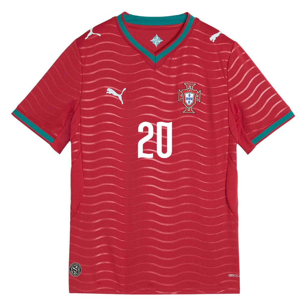 João Cancelo 20 Youth Portugal National Team 2026 Home Jersey - Red