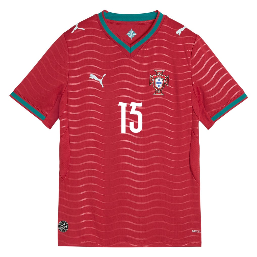 João Neves 15 Youth Portugal National Team 2026 Home Jersey - Red