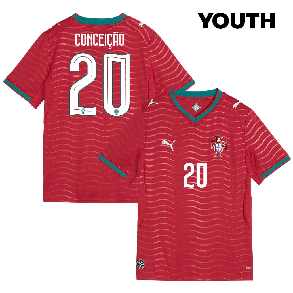 Francisco Conceição 20 Youth Portugal National Team 2026 Home Jersey - Red