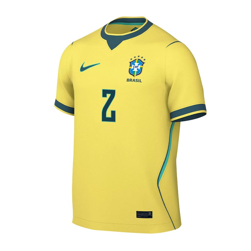Danilo 2 Brazil National Team 2026 Home Jersey - Yellow, Men