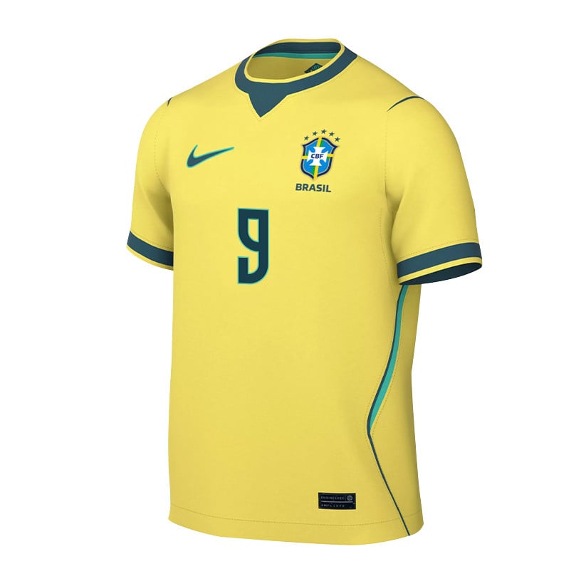 Richarlison 9 Brazil National Team 2026 Home Jersey - Yellow, Men
