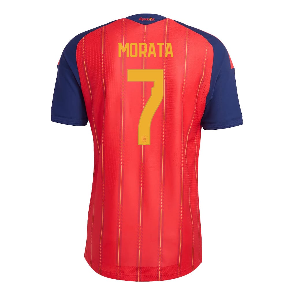 Álvaro Morata 7 Spain National Team 2026 Home Jersey - Red, Men