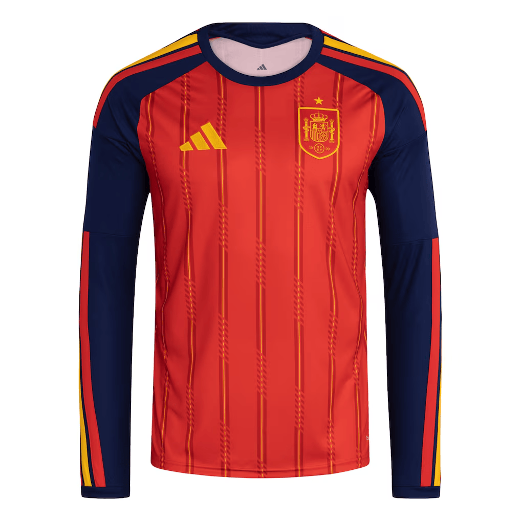 Spain National Team 2026 Home Long Sleeve Jersey - Red