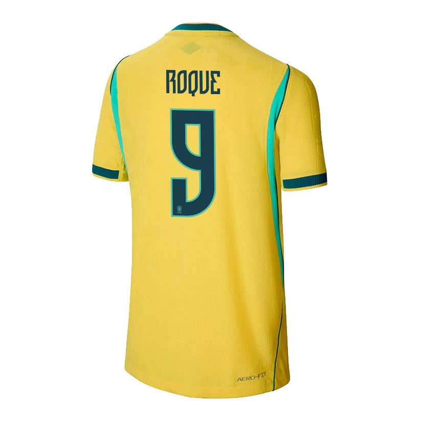 Vitor Roque 9 Youth Brazil National Team 2026 Home Jersey - Yellow