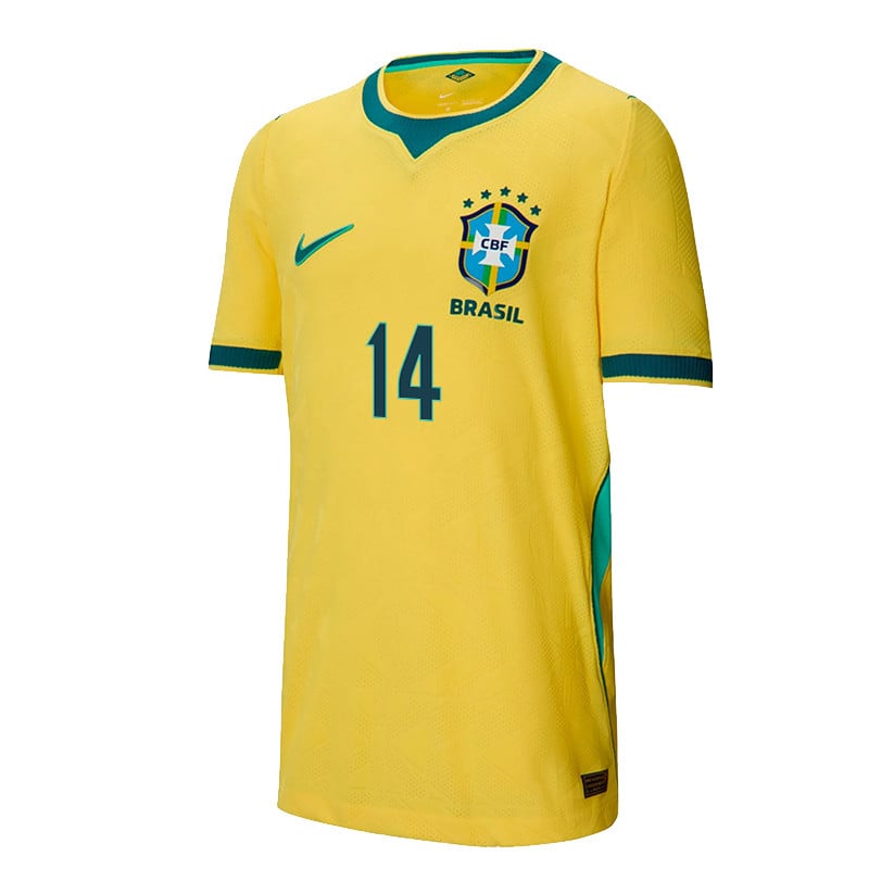 Gabriel Magalhães 14 Youth Brazil National Team 2026 Home Jersey - Yellow