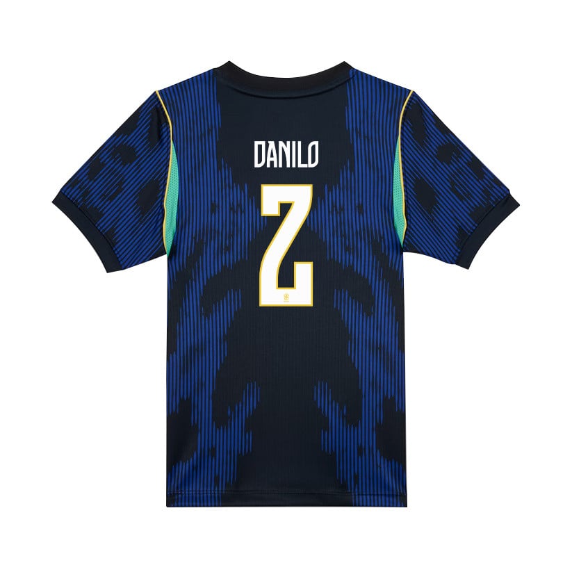 Danilo 2 Brazil National Team 2026 Youth Away Jersey - Blue