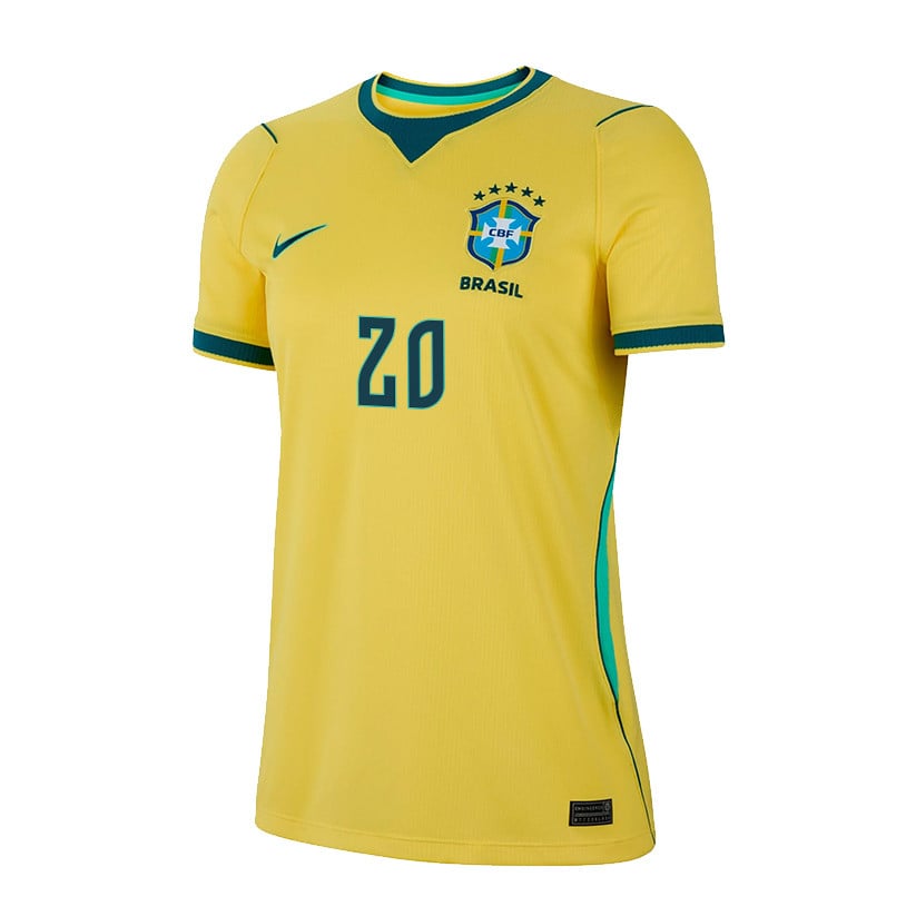 João Pedro 20 Women's Brazil National Team 2026 Home Jersey - Yellow