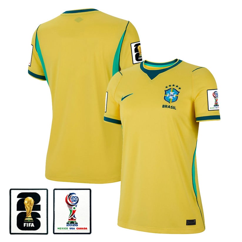 Brazil National Team 2026 Women's Home Jersey - Yellow