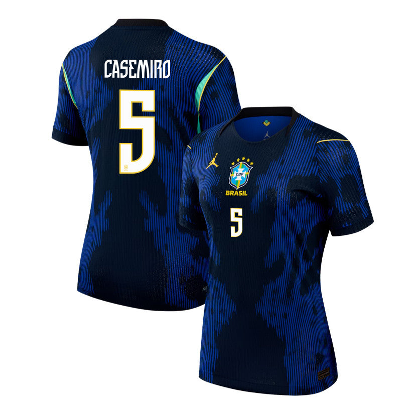 Casemiro 5 Women's Brazil National Team 2026 Away Jersey - Blue