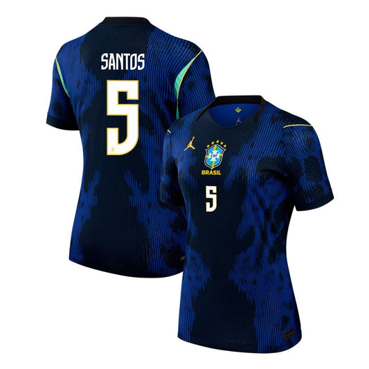 Andrey Santos 5 Women's Brazil National Team 2026 Away Jersey - Blue