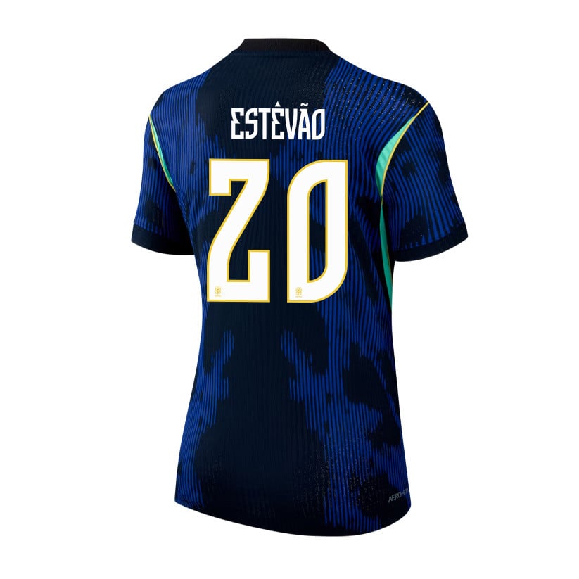 Estêvão 20 Women's Brazil National Team 2026 Away Jersey - Blue