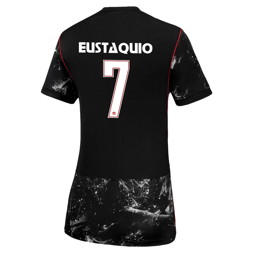 Stephen Eustáquio 7 Women's Canada National Team 2026 Away Jersey - Black