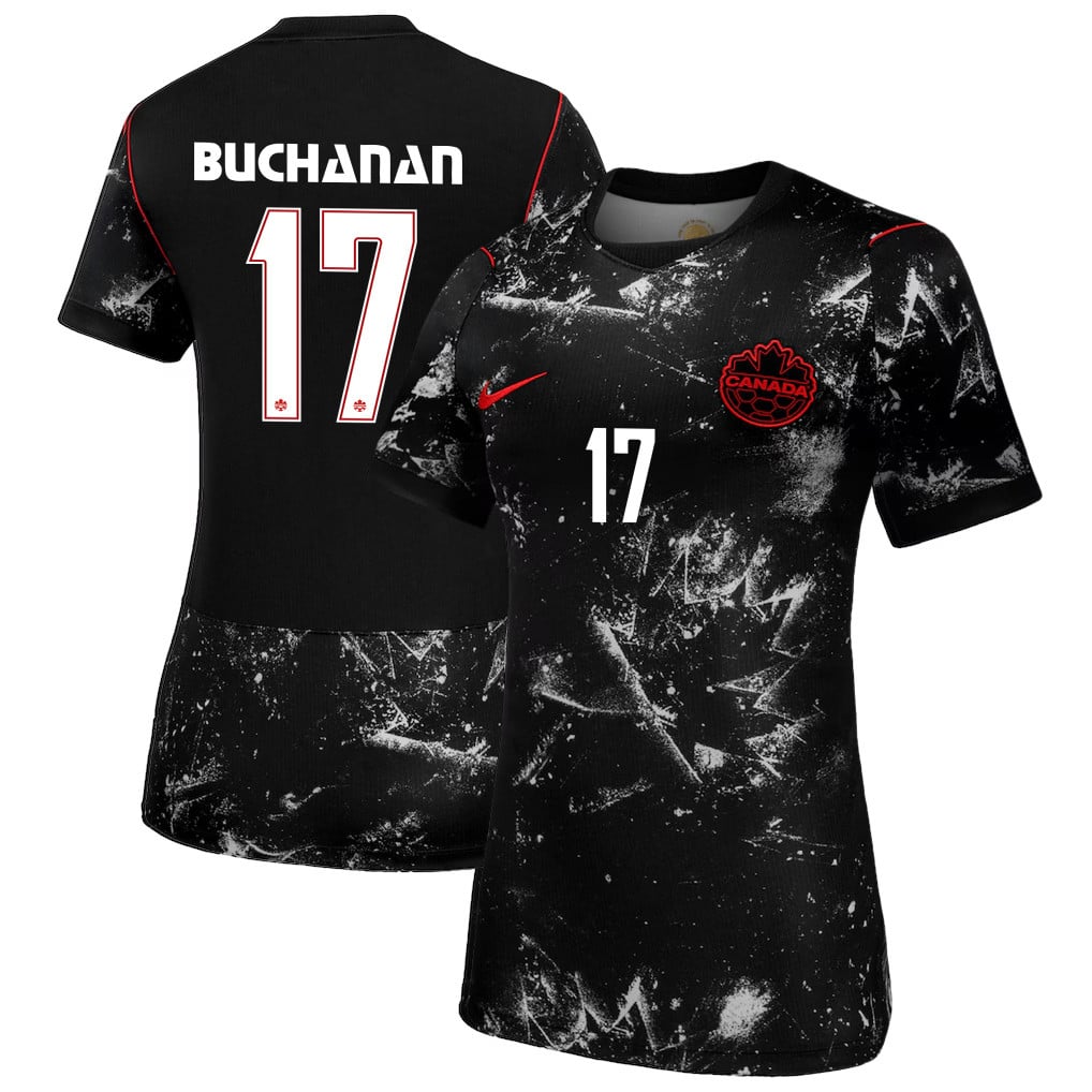 Kadeisha Buchanan 17 Women's Canada National Team 2026 Away Jersey - Black