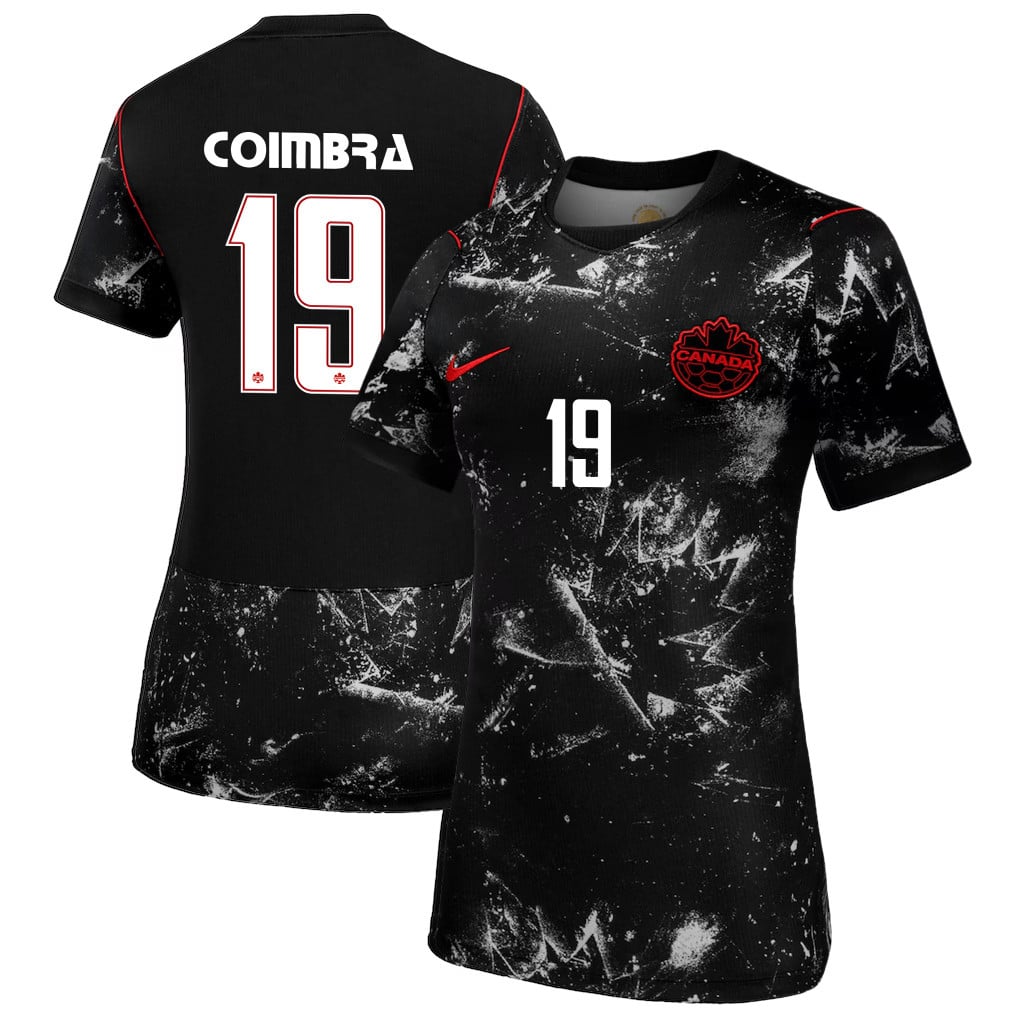 Tiago Coimbra 19 Women's Canada National Team 2026 Away Jersey - Black