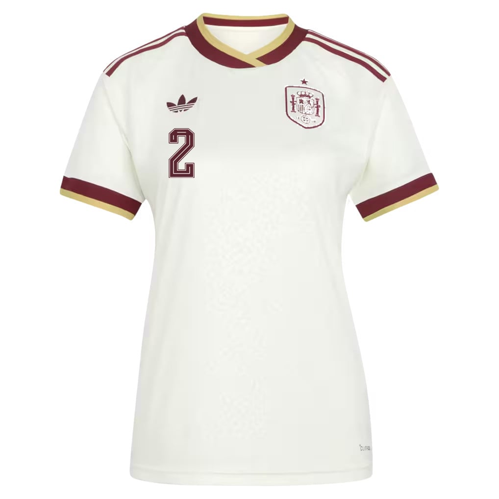 Pedro Porro 2 Women's Spain National Team 2026 Away Jersey - White
