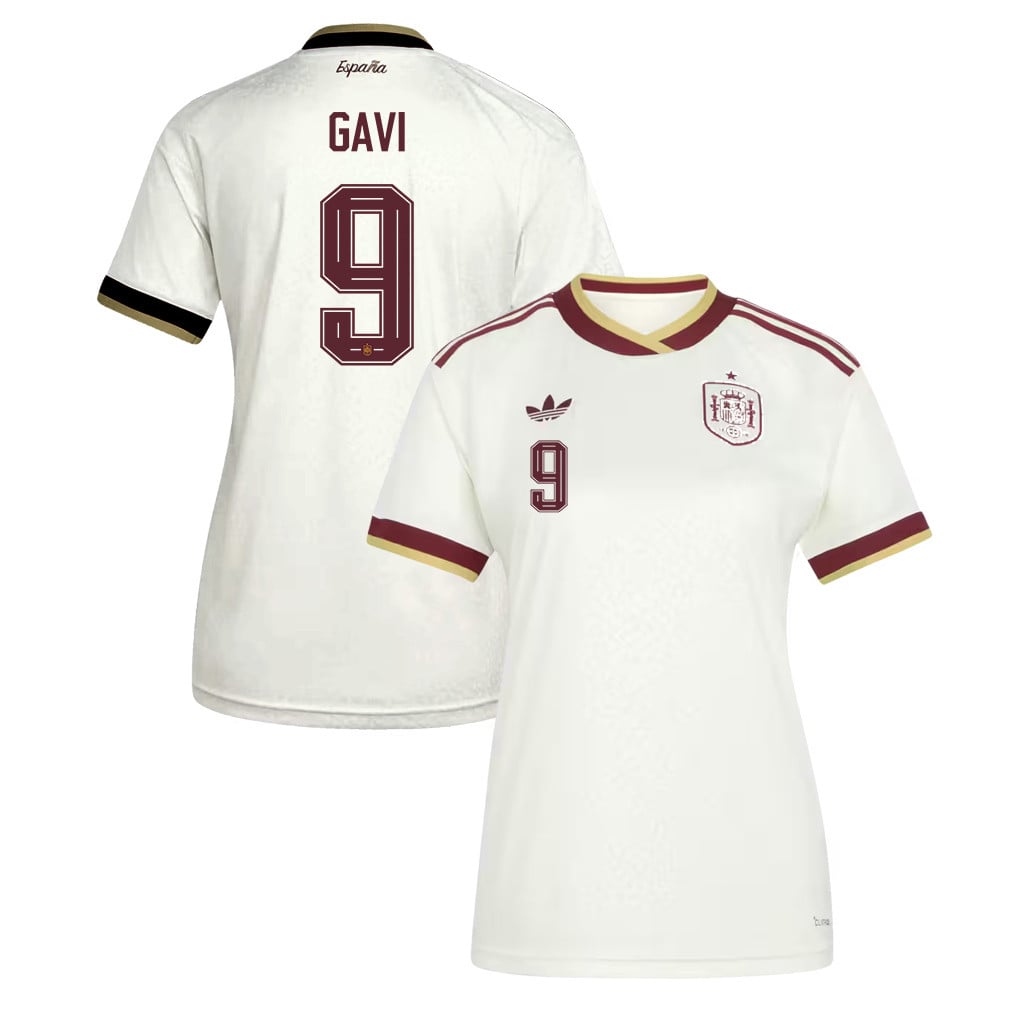 Gavi 9 Women's Spain National Team 2026 Away Jersey - White