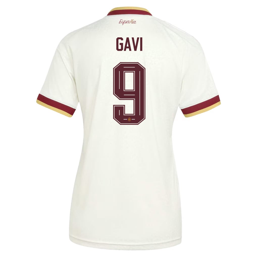 Gavi 9 Women's Spain National Team 2026 Away Jersey - White