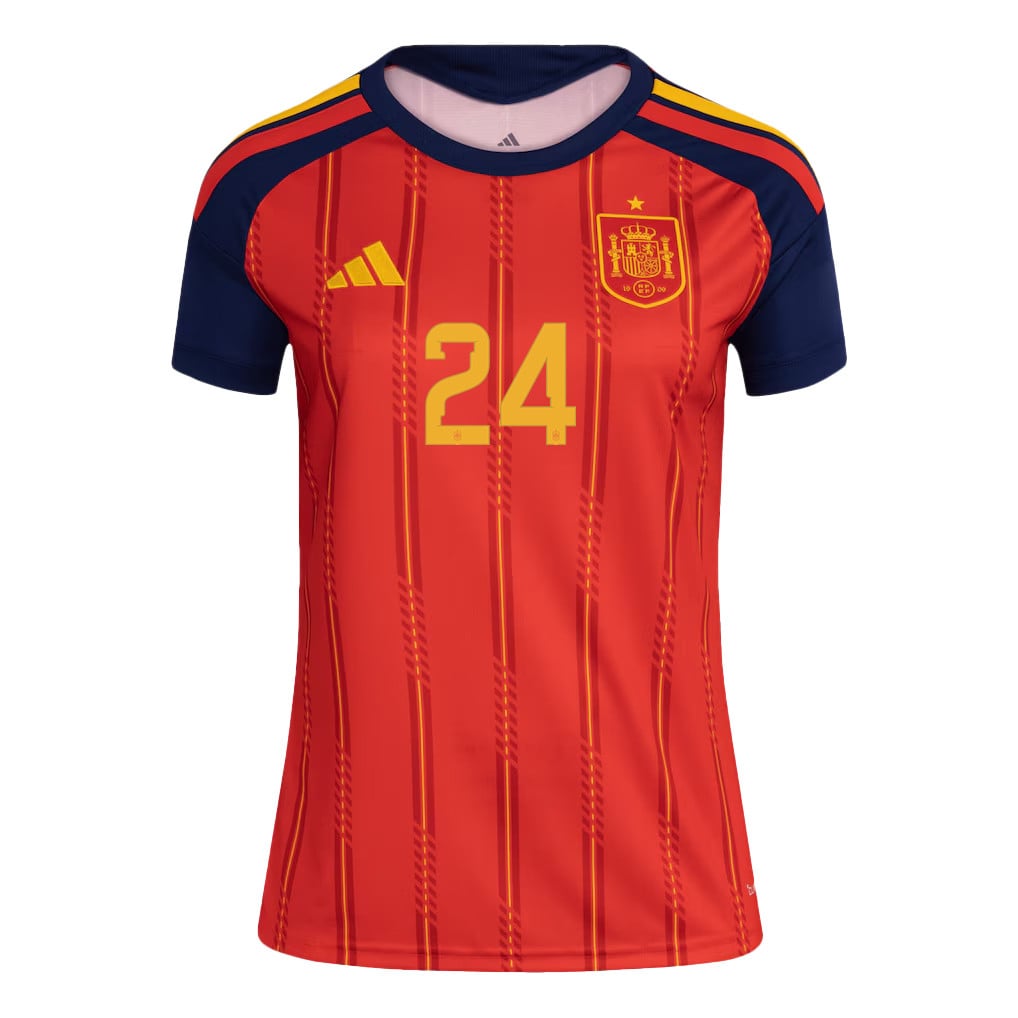 Marc Cucurella 24 Women's Spain National Team 2026 Home Jersey - Red