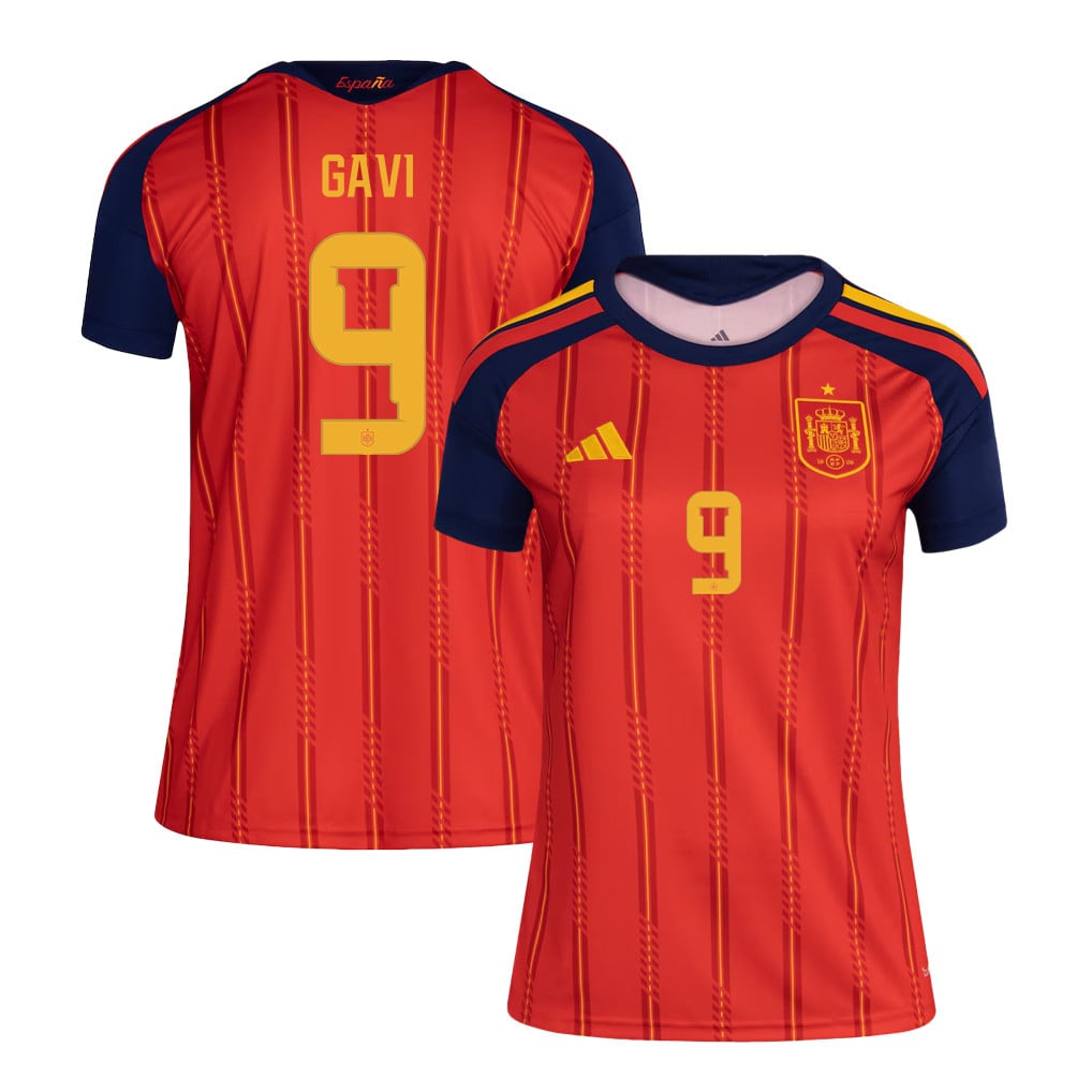 Gavi 9 Women's Spain National Team 2026 Home Jersey - Red