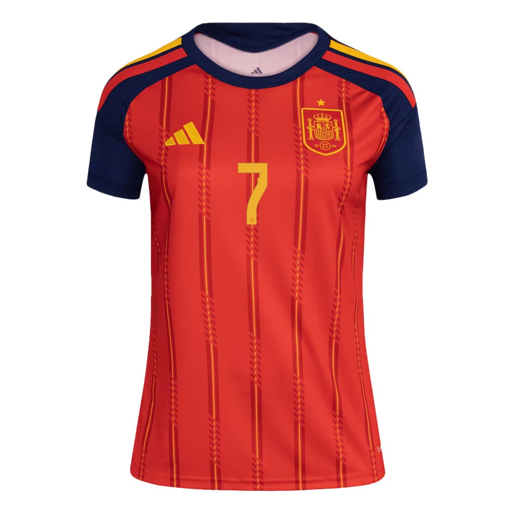 Álvaro Morata 7 Women's Spain National Team 2026 Home Jersey - Red