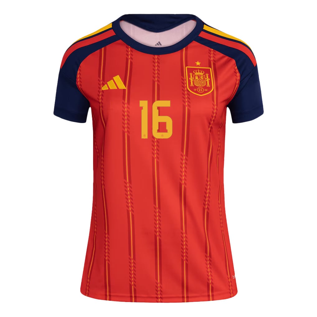 Alex Baena 16 Women's Spain National Team 2026 Home Jersey - Red